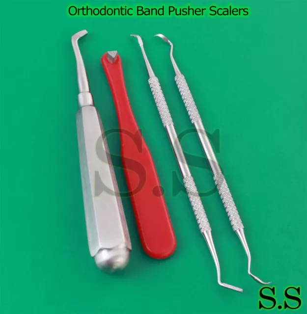 Orthodontic Tools Bite Stick Ligature Director Mershon Band Pusher Scale DN-2098