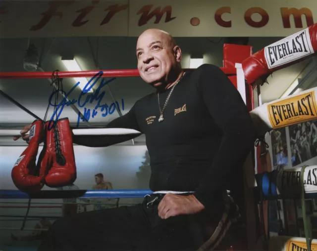 Joe Cortez Boxing Referee HOF 2011 SIGNED 8x10 Photo COA!