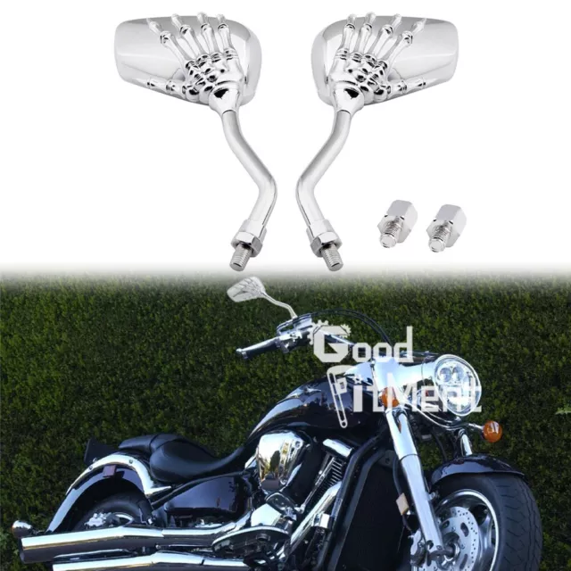 Motorrad Rückspiegel Geisterhand Spiegel für Kawasaki Vulcan VN 500 800 900 1500