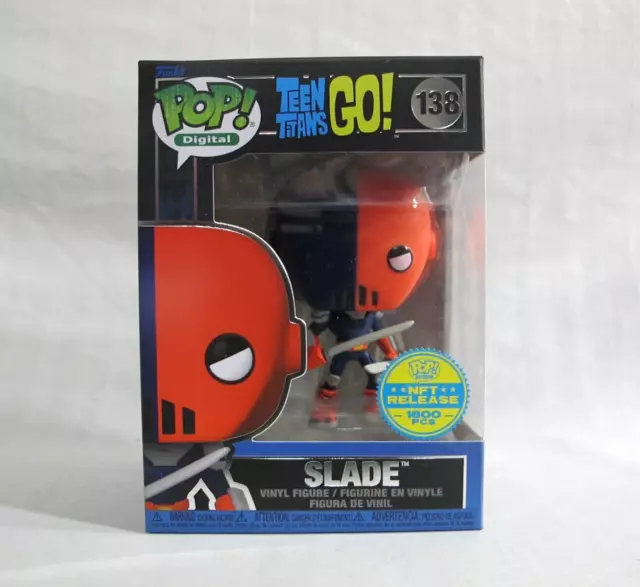 Funko Pop! Digital Teen Titans Go - Slade #138 LE 1800 DAMAGED BOX - Fast Ship!