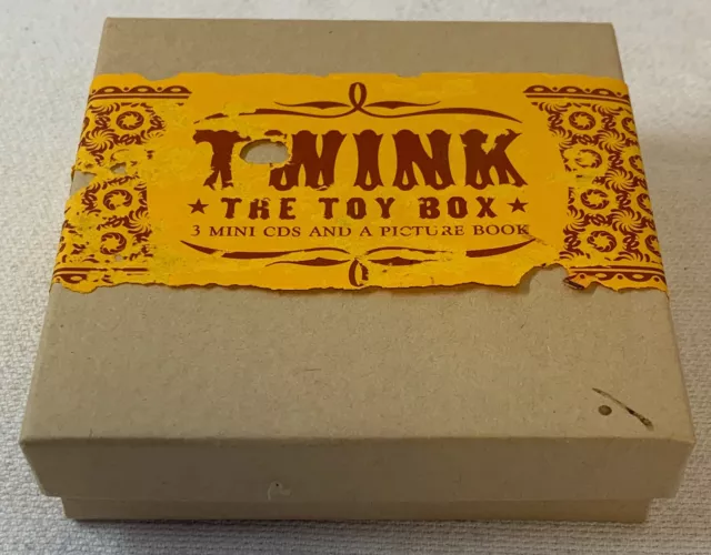 TWINK The Toy box ~ 3 mini cd box set ~ obi sleeve has insect damage