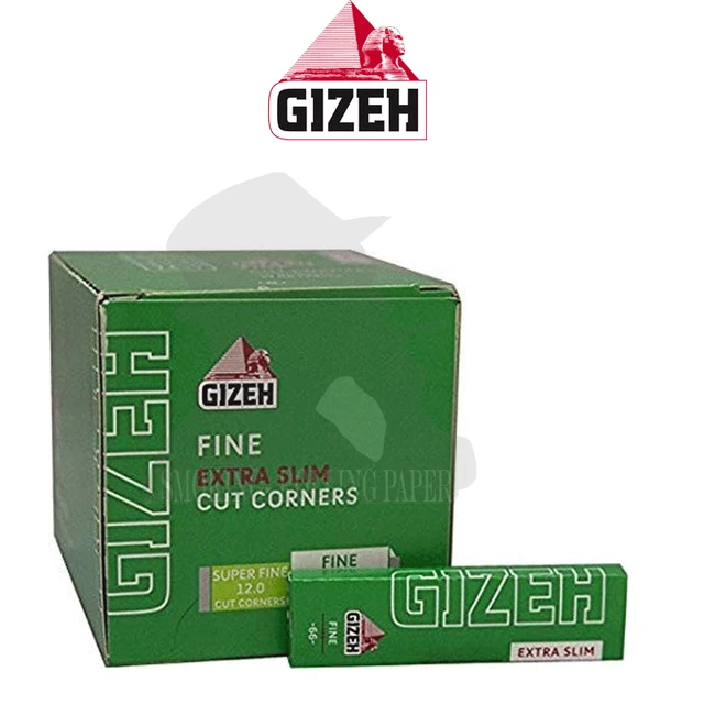 Produktbild von DISPLAY 25 Heftchen à 50 Blättchen Zigarettenpapier Gizeh Black Queen Size Extra Fine