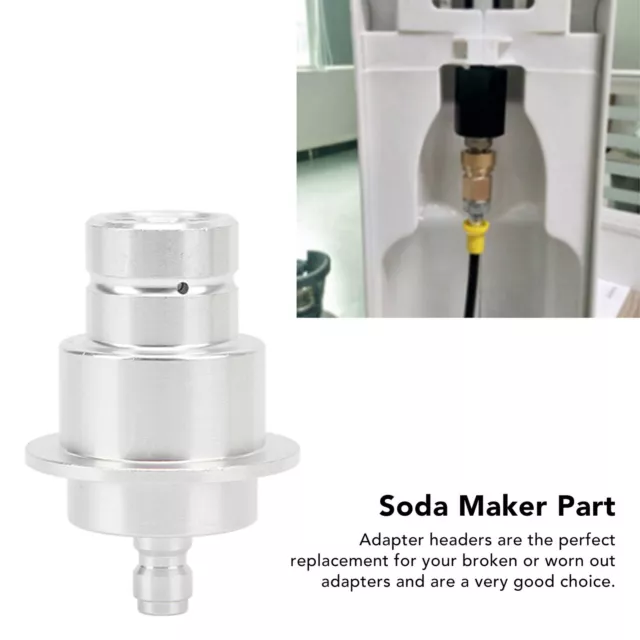 Soda Water Adapter Quick Disconnection CO2 Adapter Easy Installation Pressure