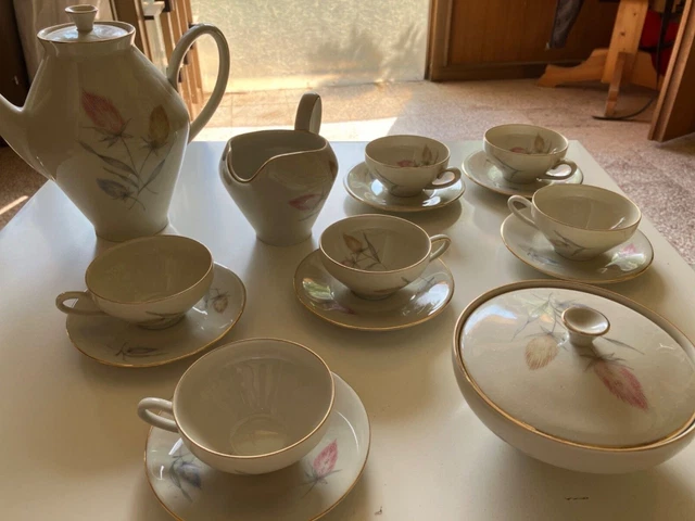 Bellissimo servizio da caffè in finissima porcellana bavarese