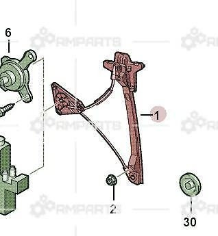 Polo vivo sales window mechanism
