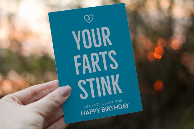 VOTRE PETS PUANTES Anniversaire Drôle Carte - Grossier Anniversaire Jour Carte EUR 3,50