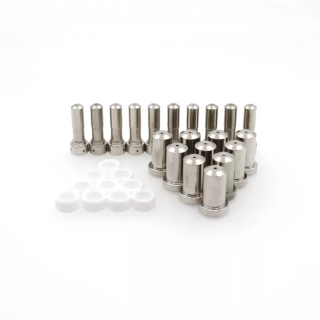30pcs 33366 33418 33367 Plasma Electrode Nozzle Tip 80A Swirl Ring for PT23&27