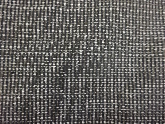 6681071: Japanese Kimono / Antique Mens Kimono / Doro Oshima Tsumugi / Woven Gri