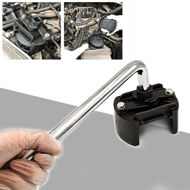 Universal Adjustable Oil Filter Wrench Set – Fits 80mm To 105mm, 1/2" Drive, Metric
