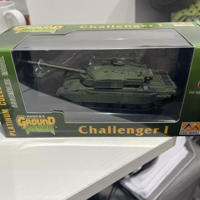 Easy Model Ground Armour Challenger 1 1:72 Scale Diecast British Army Tank Boxed