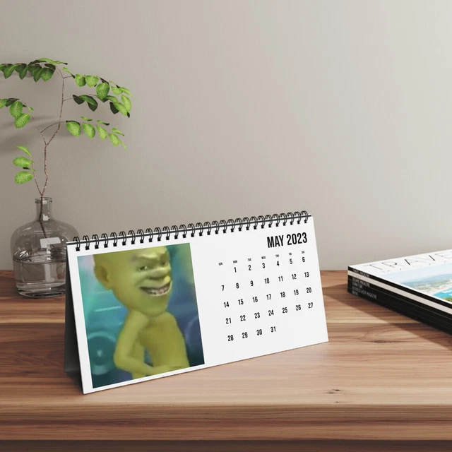 2023 SHREK CALENDAR, Desk Calendar, Meme Calendar, 2023, Funny Gift