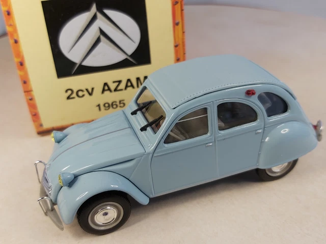 Miniature Citroën 2CV AZ Norev 1/43 - Gris Perle, état AAA (sans Boîte) - Collection France