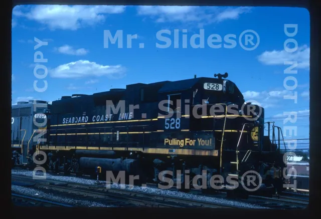Original Slide SCL Seaboard Coast Line GP38-2 528 Atlanta GA 1984