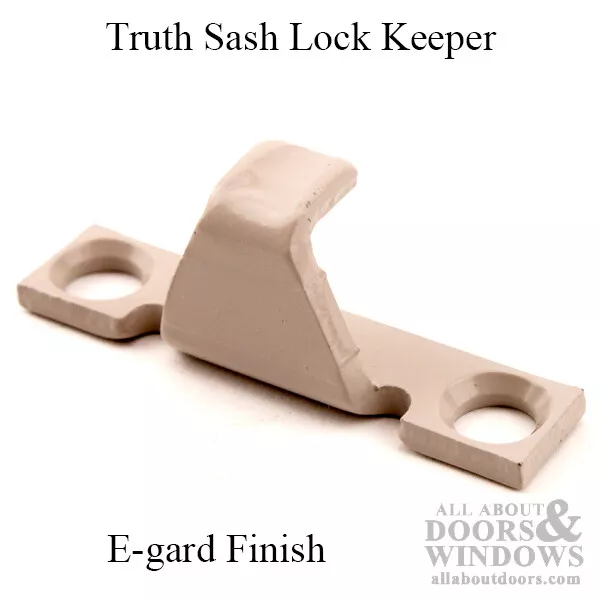 Keeper, E-gard Finish, Truth Sash Lock - E-Gard Finish