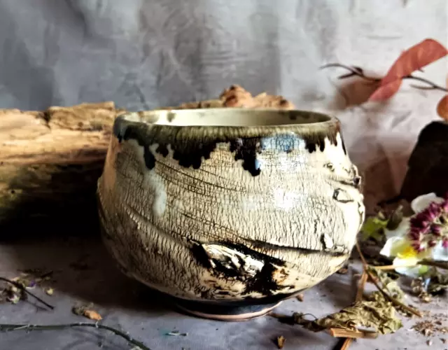 Studio Pottery.   Chawan Yunomi  Matcha  Japanese Tea bowl John Wright.