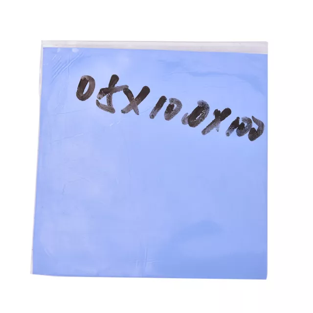 Blue GPU CPU Heatsink Cooling Thermal Conductive Silicone Pad100mmx100mmx0.Q1