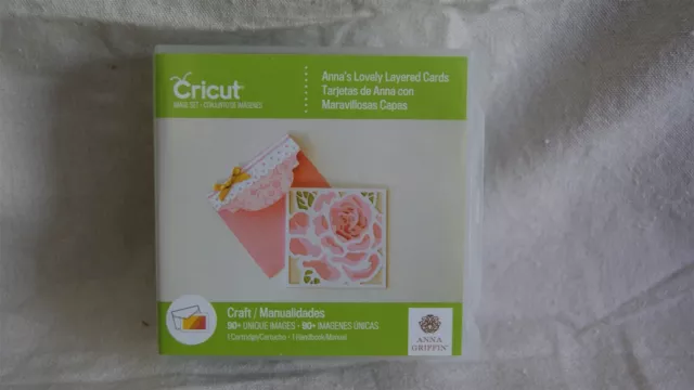 Cricut Cartridge - ANNA'S LOVELY LAYERED CARDS - Used - No Overlay NOT LINKED y