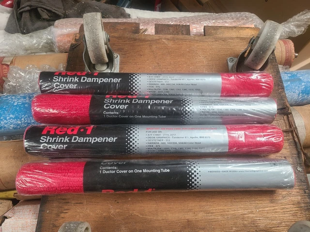 4 RED 1 SHRINK DAMPENER DUCTOR COVER Hamada 600, Ryobi 3302, Multi 1650, Didde 4 RED 1 SHRINK DAMPENER DUCTOR COVER Hamada 600, Ryobi 3302, Multi 1650, Didde