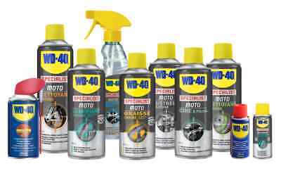 Pack spray WD-40 Specialist Moto Nettoyant Lubrifiant Graisse Silicone Cire NEUF