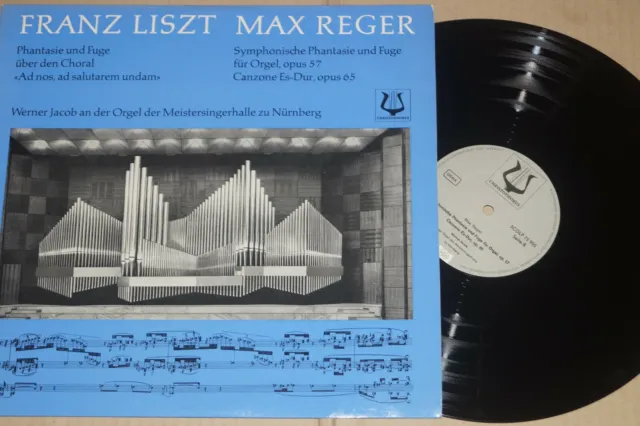 Franz Liszt, Max Reger -Phantasie und Fuge...- LP Christophorus (SCGLP 75 905)