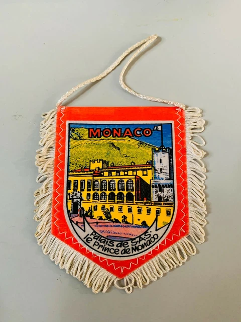 AS Monaco ASM fanion palmares vintage pennant wimpel football