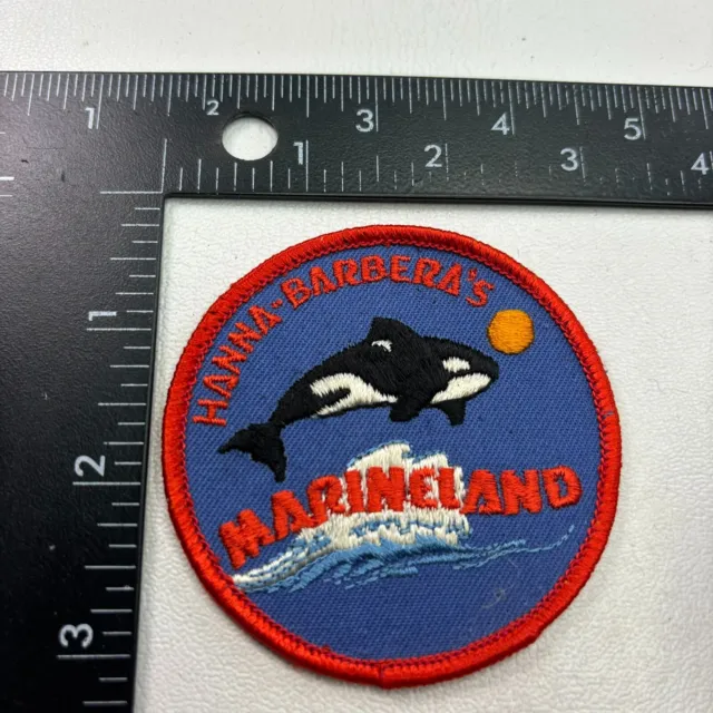 Vintage Orca Whale HANNA BARBERA'S MARINELAND THEME PARK California Patch 431O