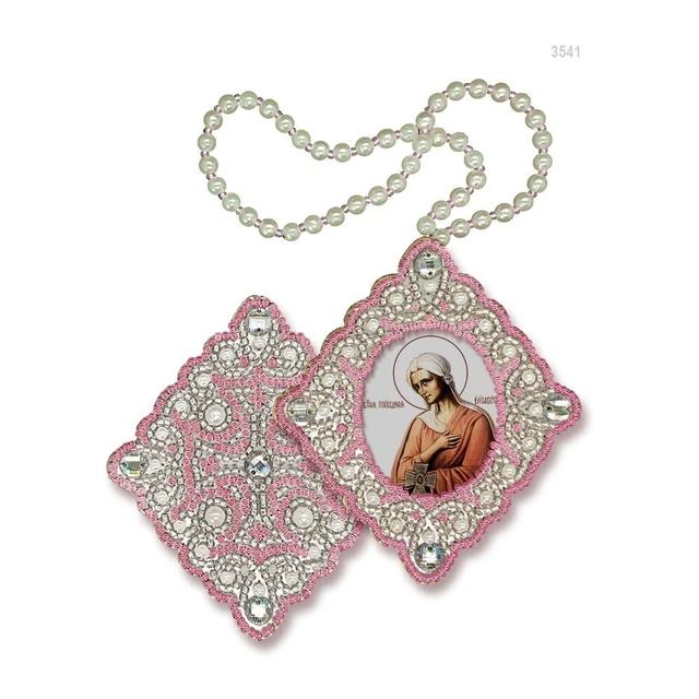 "Hazlo tú mismo Kit de fabricación de joyas de cuentas ""Santa Isabel la Justa"" Colgante de cuentas
