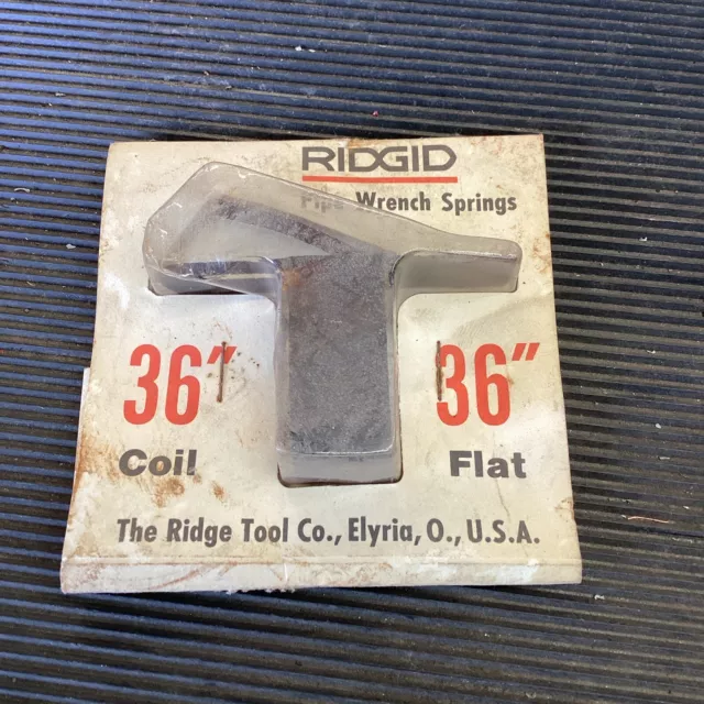 RIDGID 36" coil and 36" flat pipe wrench springs 2680396