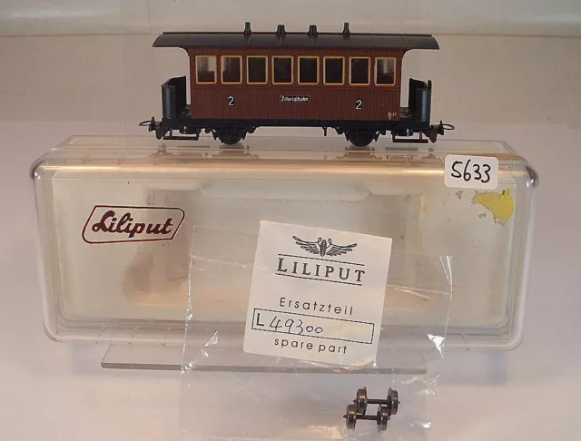 Liliput scala H0e 1/87 n. 711 autovettura Bi 17 della Zillertalbahn IMBALLO ORIGINALE #5633