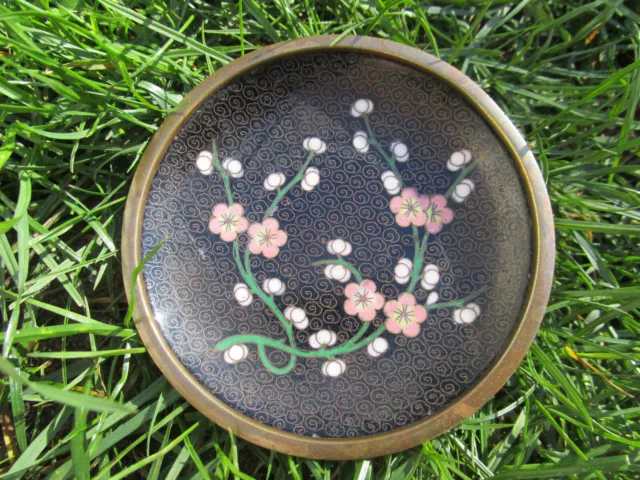 China Cloisonne Teller klein Kirschblüte D = 9,5 cm