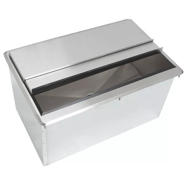 18" x 36" Stainless steel Drop In Ice Bin with Cold Plate