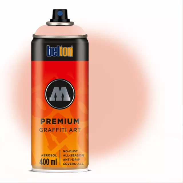 (13,48€/L) Molotow Premium 189 apricot pastel Belton 400ml Sprühdose