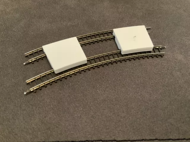 Parallelgleislehre, Abstandshalter für gerade und gebogene Märklin Z Spur Gleise