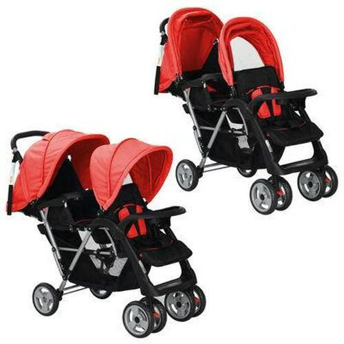 Baby Stroller Double Pram Pushchair Buggy Twin Travel Toddler Lightweight Tandem