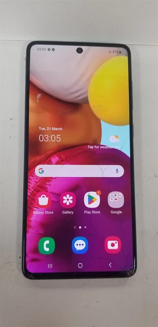 Samsung Galaxy A71 128Gb Blue Sm-A781F (Unlocked) Damaged Cd2506