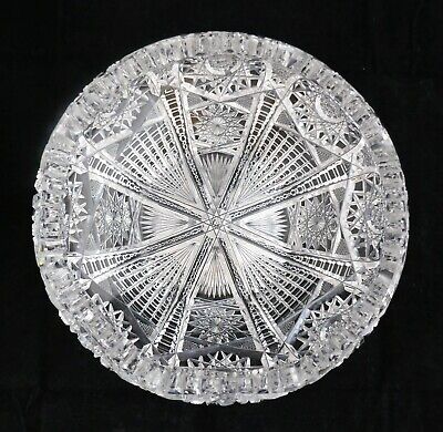Antique American Brilliant ABP Cut Crystal PAIRPOINT Estelle BOWL