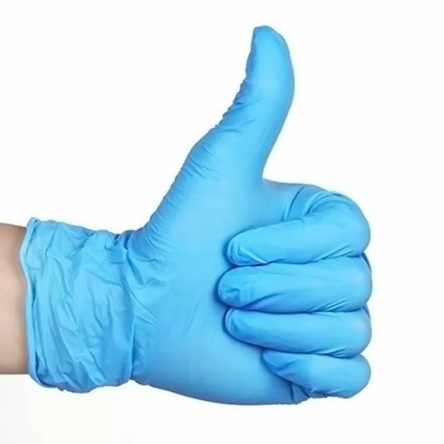 Gants solides en nitrile jetables, sans poudre de latex et de vinyle qualité médicale 3