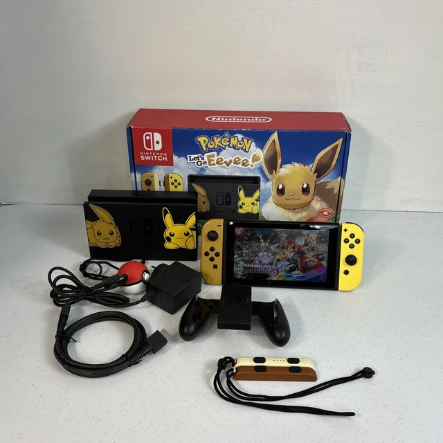 NINTENDO SWITCH GAME Console Pokemon Lets Go Eevee Edition Boxed