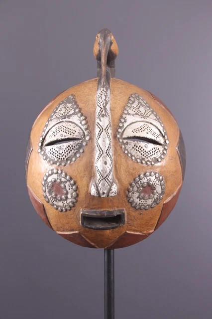 MASQUE DAN, YACOUBA ,Art Tribal Premier Ancien Africain, Rci - D059C