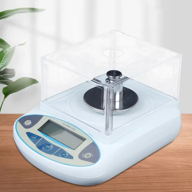 Digital Electronic Precision Scale Analytical Balance Lcd For Lab 500x0.001g 1mg