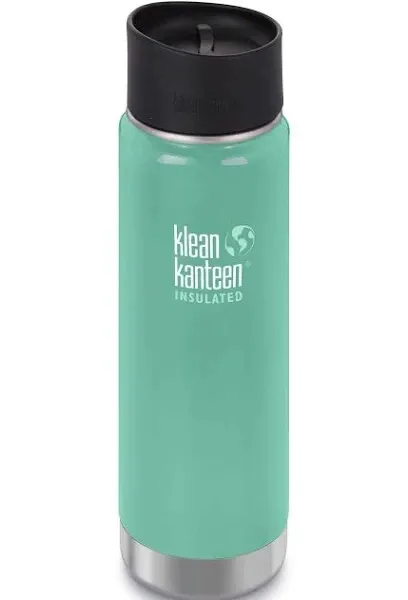 Klean Kanteen 592ml Vacuum Insulated Flask Sea Crest (Widemouth Cafe Cap)