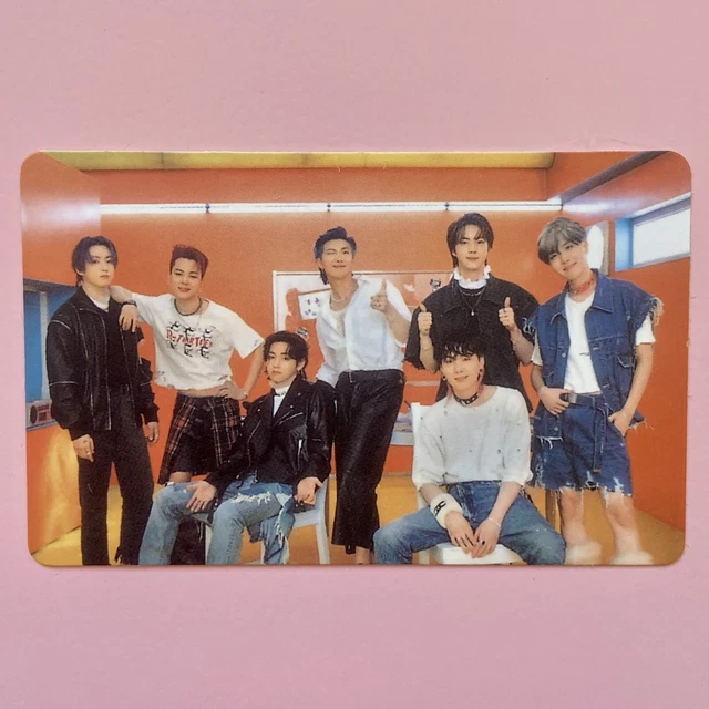 BTS BUTTER OT7 group photocard Cream version Jungkook Taehyung Bangtan