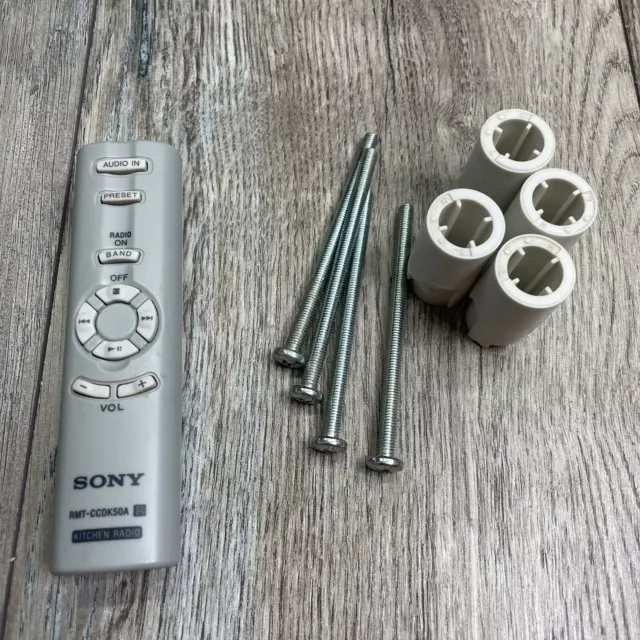 Mounting Hardware and Remote RMT-CCDK50A For Sony ICF-CDK50 CD