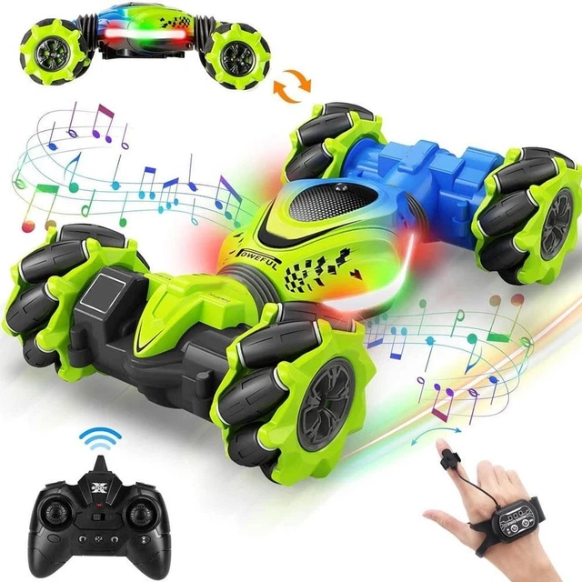 MINI GESTURE-ACTIVATED CAR Transforming Car Remote Climbing Toy Control ...