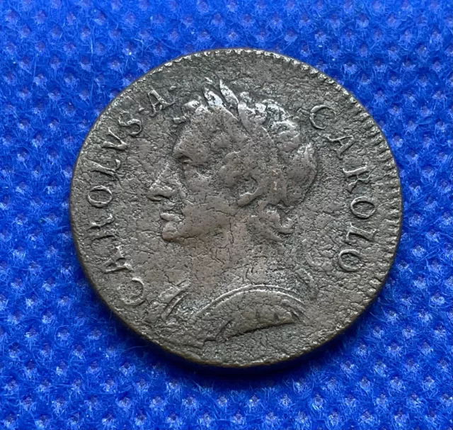 1672 Charles II Farthing