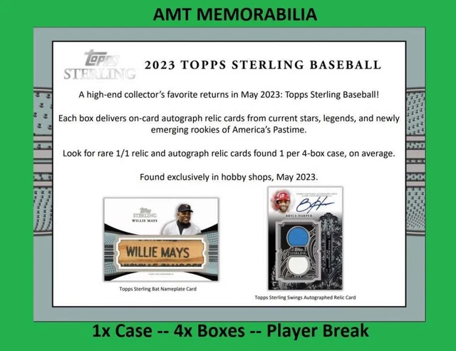 Ichiro Miami Marlins 2023 Topps Sterling 1X Case 4X Box Break #3 Ichiro Miami Marlins 2023 Topps Sterling 1X Case 4X Box Break #3