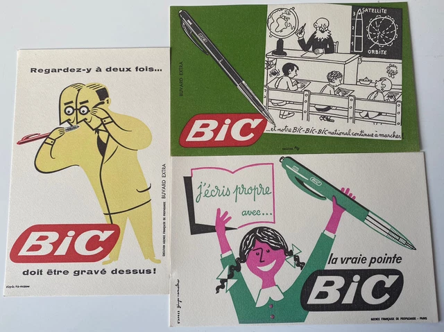 Lot 3 Buvards BIC