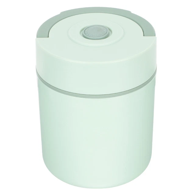 Ciotola da viaggio tazza zuppa in acciaio inox gel di silice con cibo isolato sotto vuoto