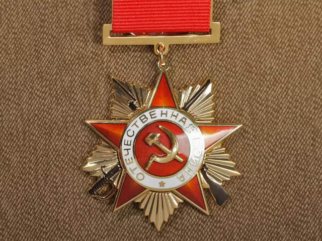 WWII WW2 Soviet ORDER of War 1942 1st 2nd Class Badge Star USSR HQ Copy