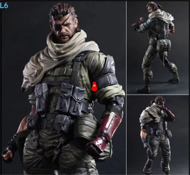 Play Arts Kai Metal Gear Sólido 5 Serpiente Figura de Acción Modelo Juguetes Nuevo En Caja Regalo